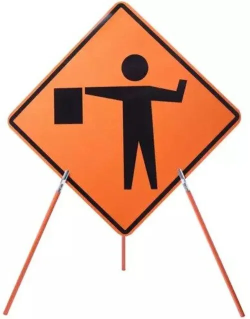 tripod traffic sign stand