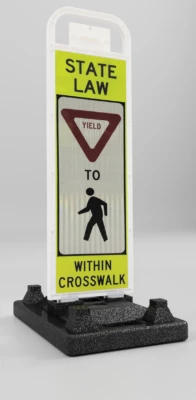 pedestrian crosswalk signs
