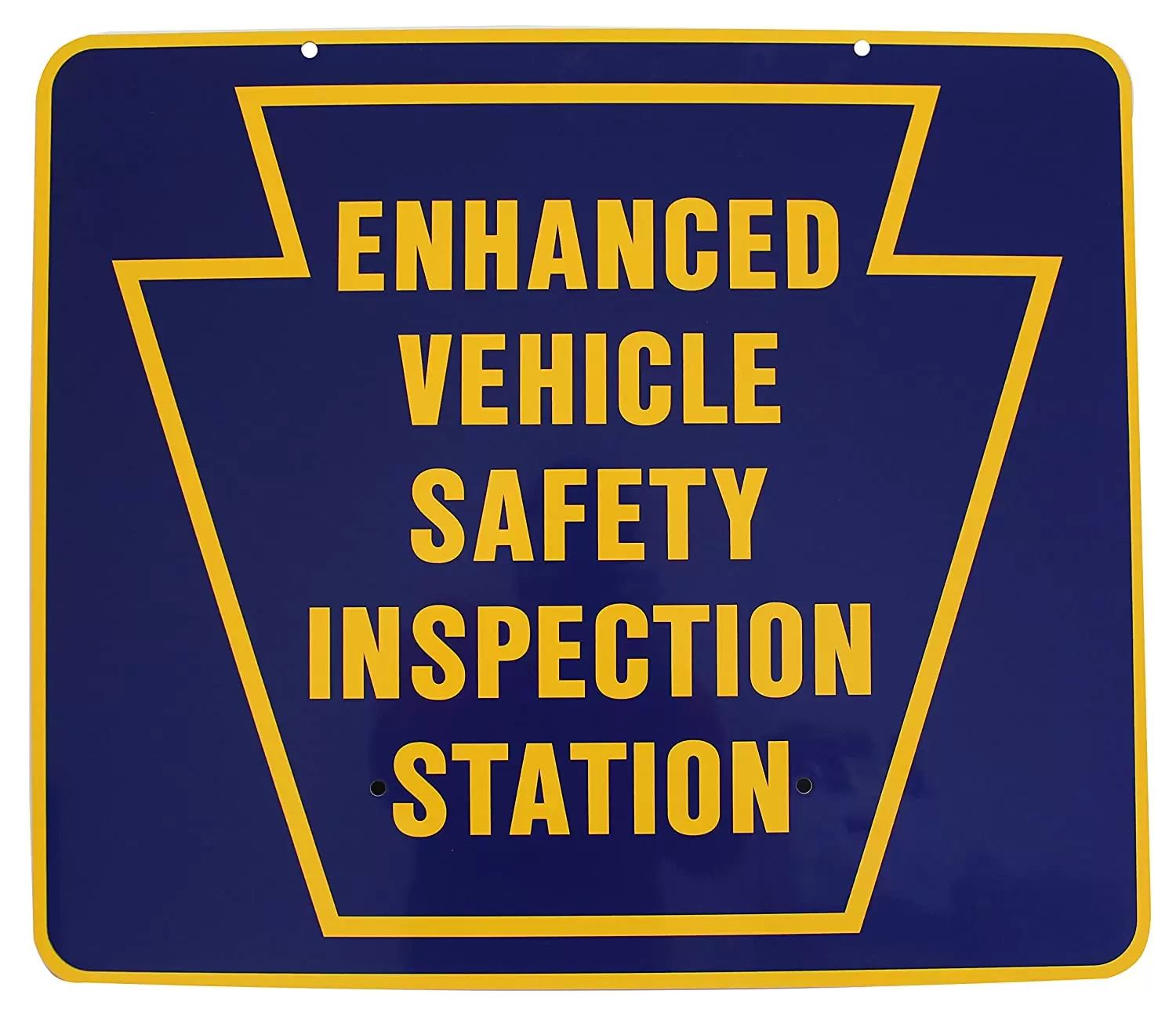 Pennsylvania DOT Enhanced Vehicle Safety Inspection Sign Work Zone Supply
