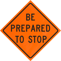 roll up sign for traffic control