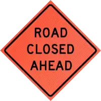 road closed ahead