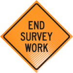 | End Survey Work 36" Non-reflective Roll-up