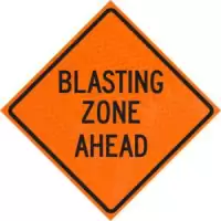 blasting zone ahead