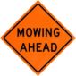 mowing ahead