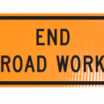 | End road work (g20-2) 48" non-reflective roll-up