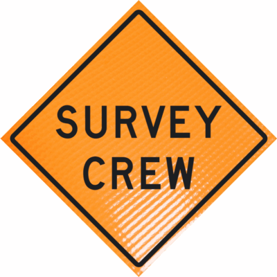 | Sobriety check point 48" non-reflective roll-up sign
