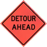 detour ahead super brite roll up