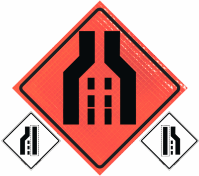 Dual Lane Reduction Roll-up