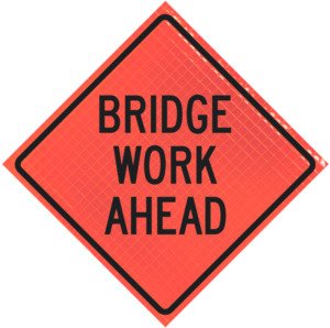 bridge work ahead