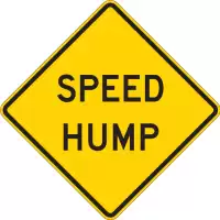 | Speed Hump (w17-1) - 30" X 30" - - Premium Prismatic