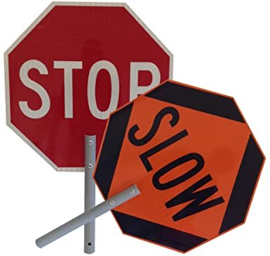 Flagger stop slow paddle Buy them at WorkZoneSupply.com for sale best ...
