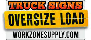 oversize truck sign