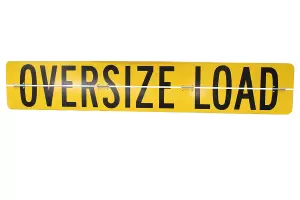 Aluminum Hinged Oversize Load Signs New for 2023 From WorkZoneSupply.com