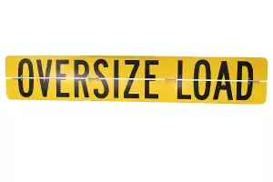 Hinged Oversize Load Signs New for 2023 From WorkZoneSupply.com