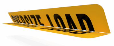 oversize load sign