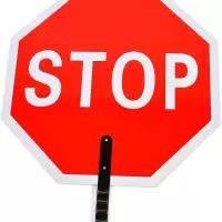 Stop Slow Aluminum Paddle