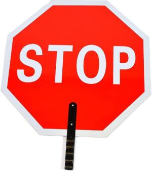 Stop Slow Aluminum Paddle