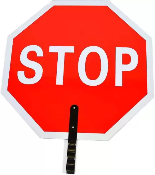 Stop Slow Aluminum Paddle