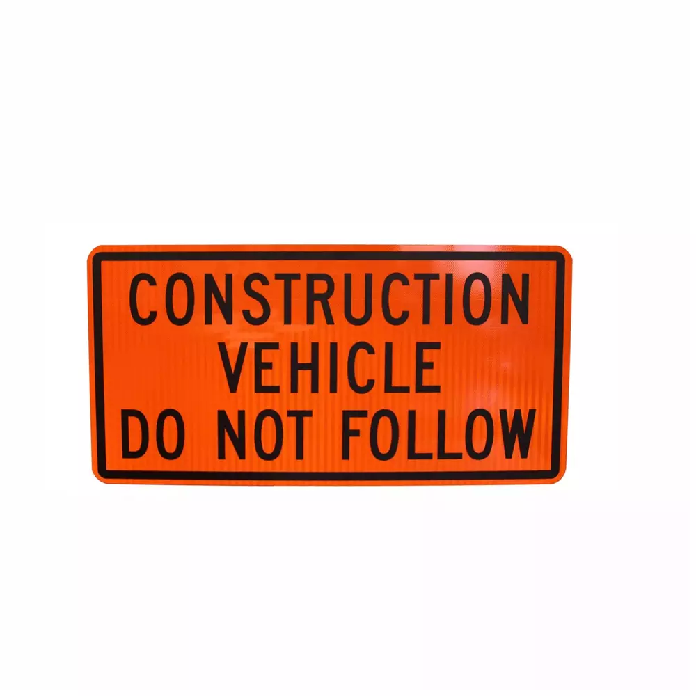Construction Vehicle Do Not Follow Sign-webp