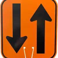 double-arrow-traffic-cone-sign